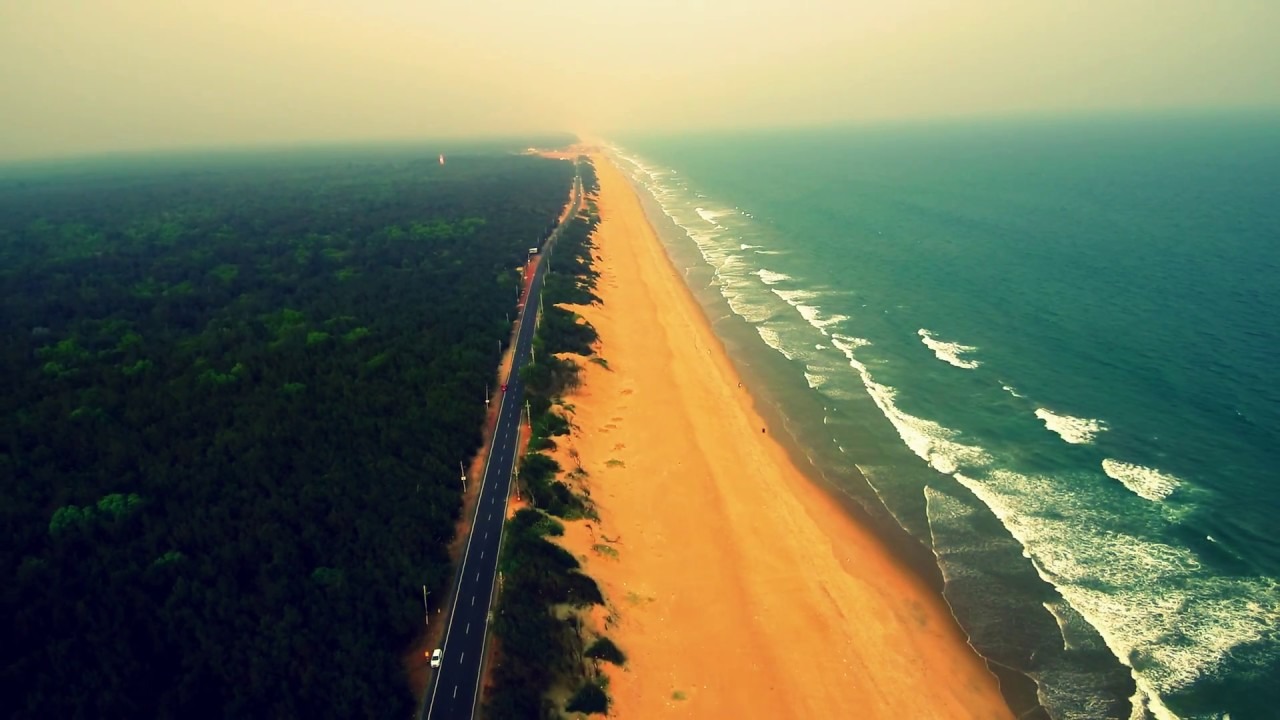 Konark-Puri Marine Drive